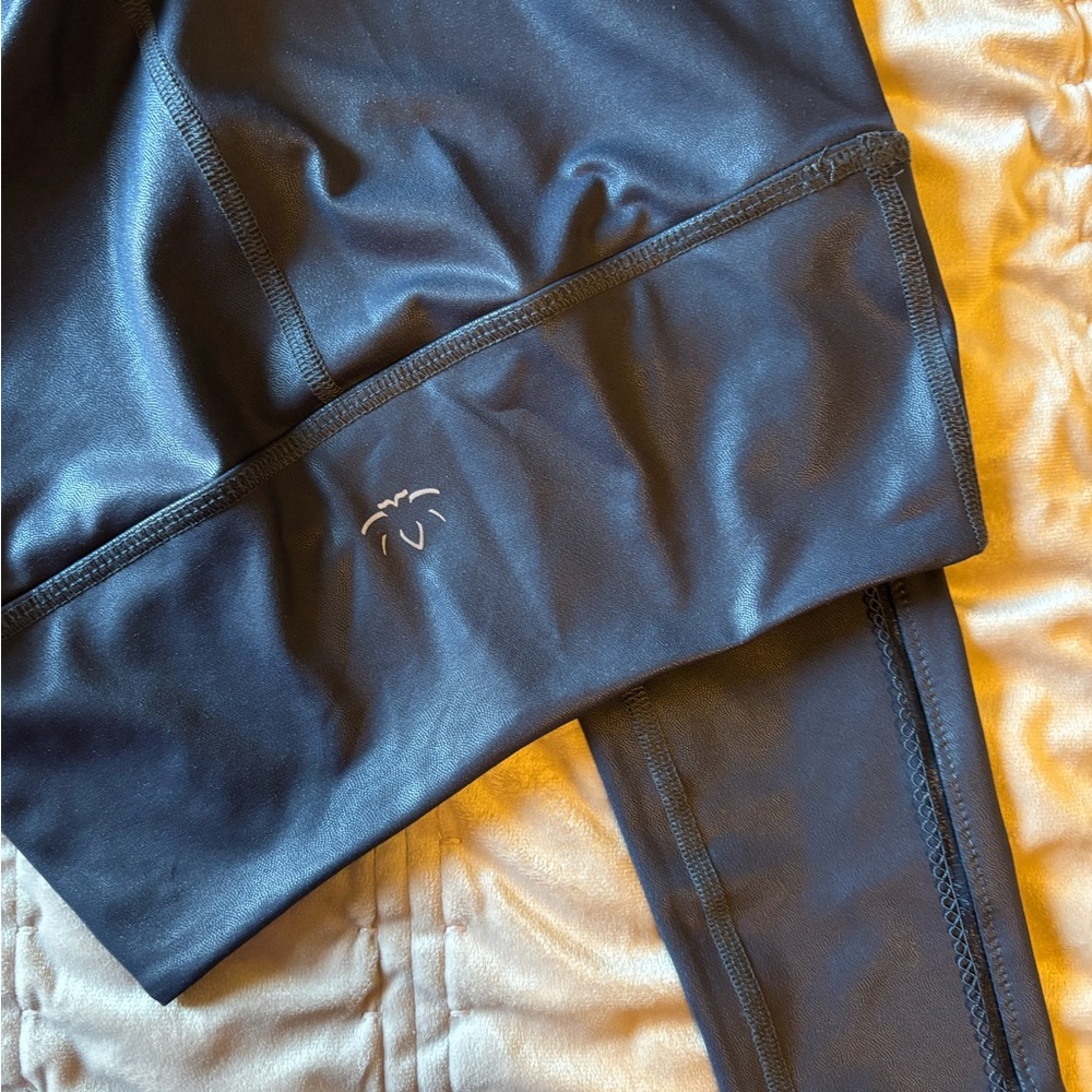Beyond Yoga Womens High Waisted Metallic Shine Leggings | Size S